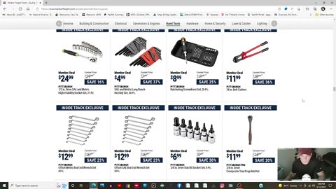 Harbor Freight exclusive member - only deals Inside track club