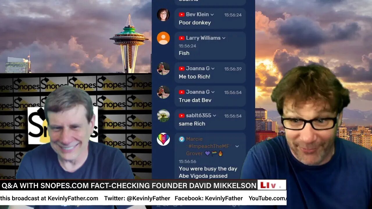 Q&A W/ SNOPES.COM Founder David Mikkelson. Come chat with your best question and fact-checks