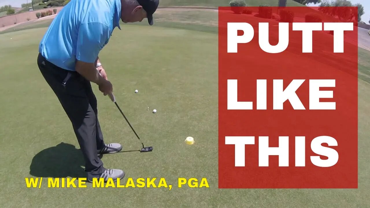 MALASKA putting Method to drain more putts TODAY