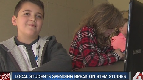 Local students spending break on STEM studies