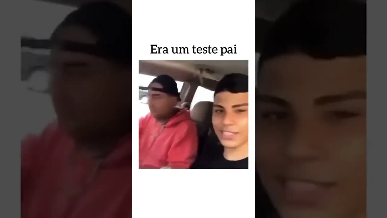 TESTANDO O MEU PAI , CALMA PAI E UM TESTE MIGA ( MEME ) ( VIRAL ) #SHORTS