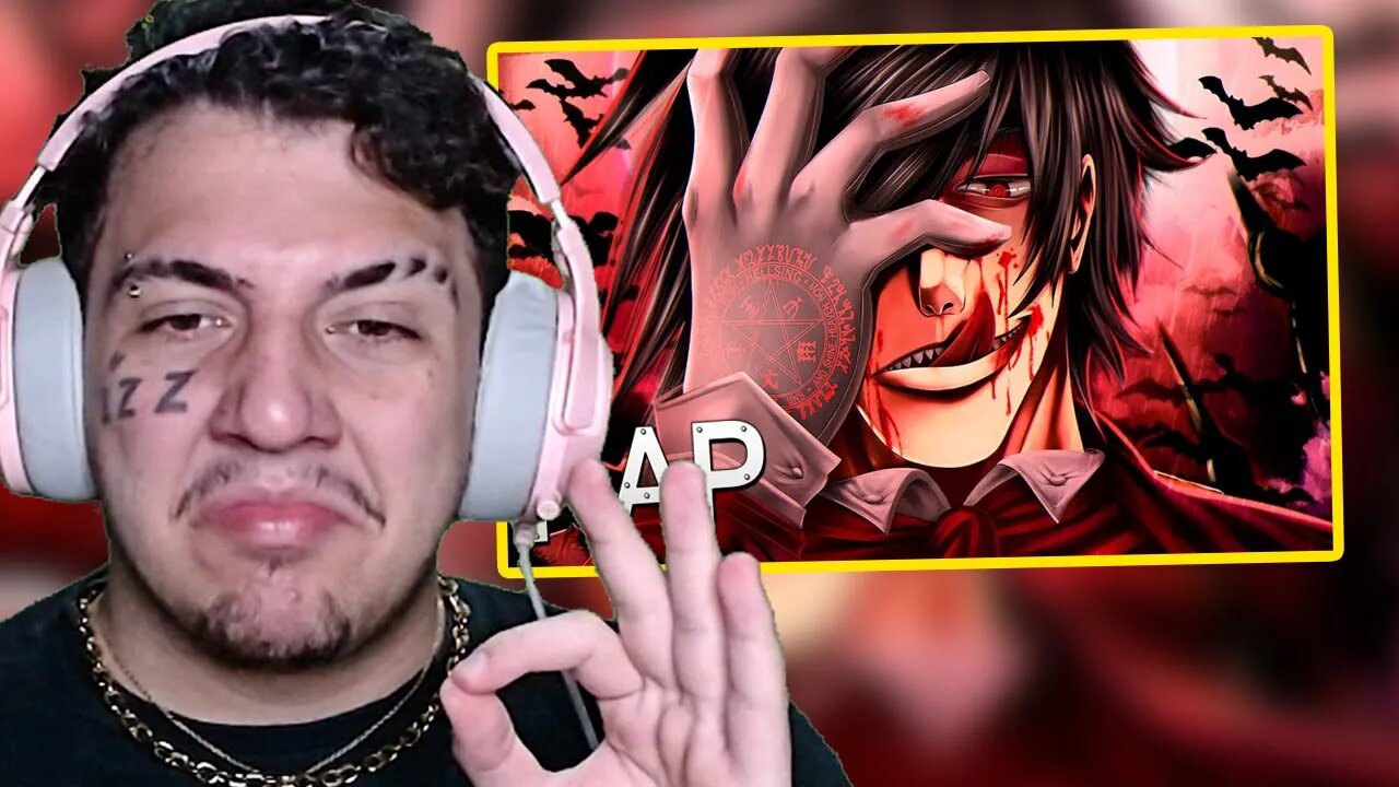 ♫ Alucard (Modo Berserk) Hellsing - Rei dos Mortos | Gabriza (Prod. MK) | REACT - MURIEL -