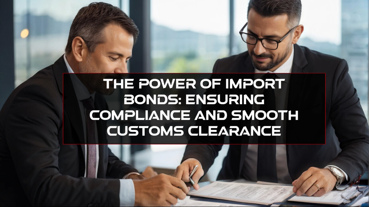 The Import Bond: Your Key to Smooth Customs Clearance and Financial Protection