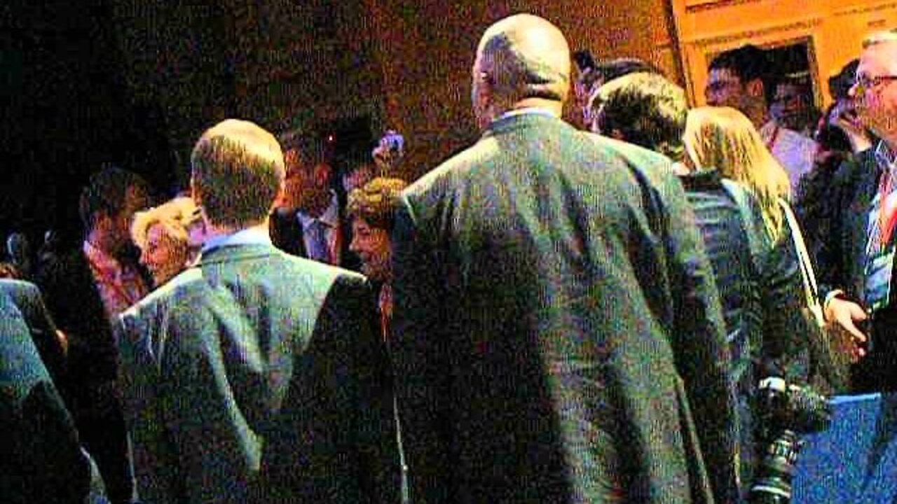 Ted cruz works the crowd after the CPAC Keynote