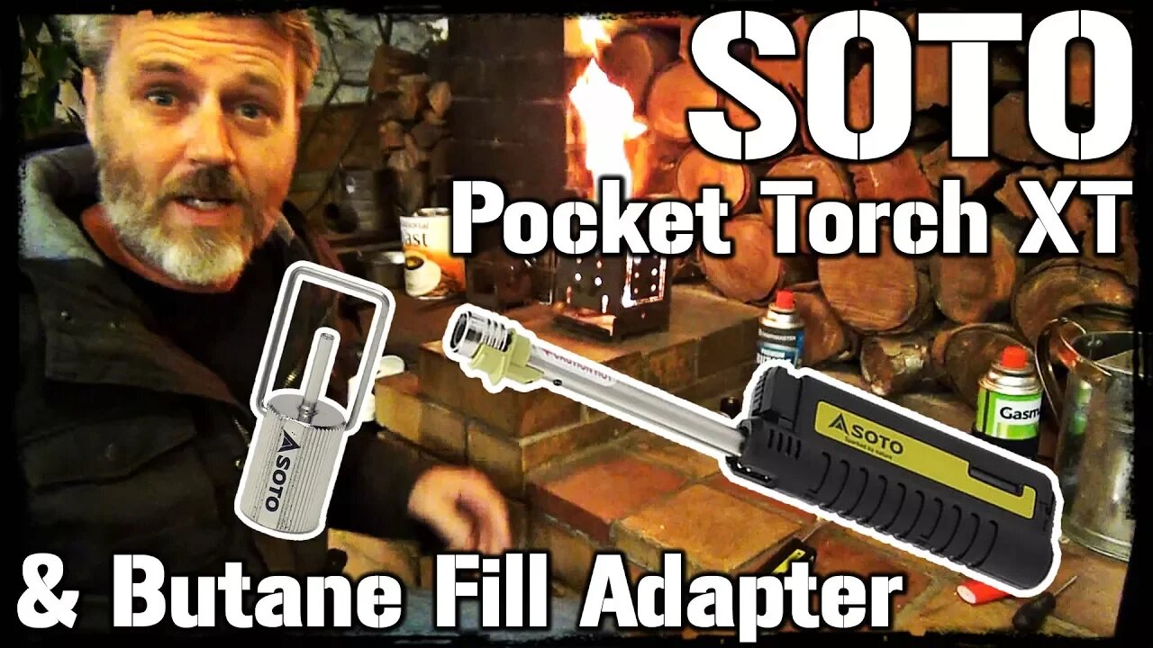 Soto Pocket Torch XT & Butane Fill Adapter