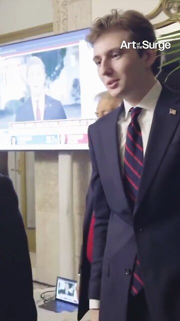 Barron Trump speaks. First audio of Barron Trump