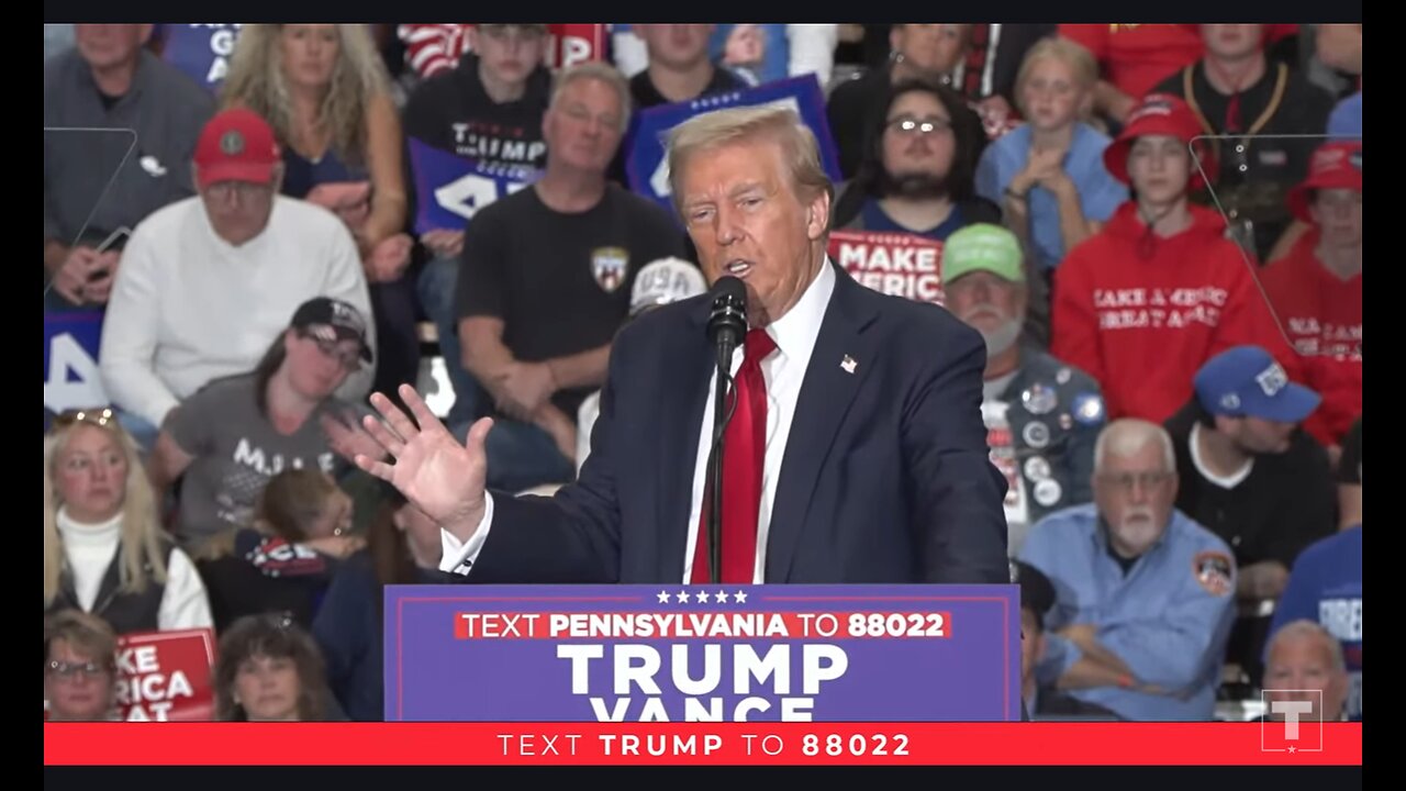 Trump campaigns in Scranton Pa