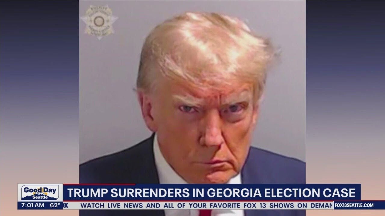 Trump surrenders in Georgia election case