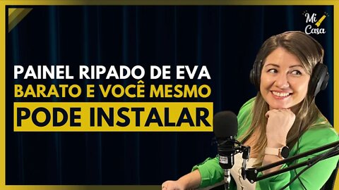 Como DECORAR SUA CASA com PAINEL RIPADO gastando pouco | Meu rodapé | Cortes do Mi Casa