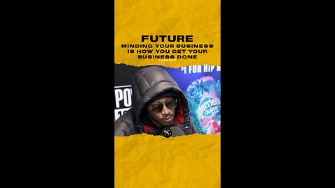 #future Minding your business is how you get your business done. 🎥 @power_106