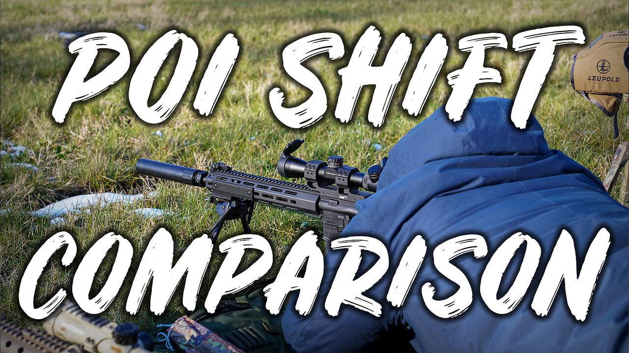 POI Shift Comparison - M40A5 Surefire® FA762SS, DUAL-LOK PSR7, MK12 Mod H AEM5, MK1 DUAL-LOK PSR5