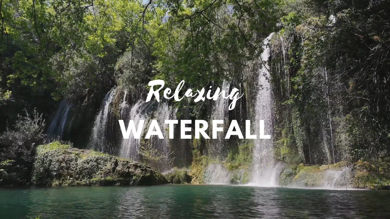 Stopped and Listen Relaxing Water Fall Sound | For Sleep - Stress Relief And Meditation