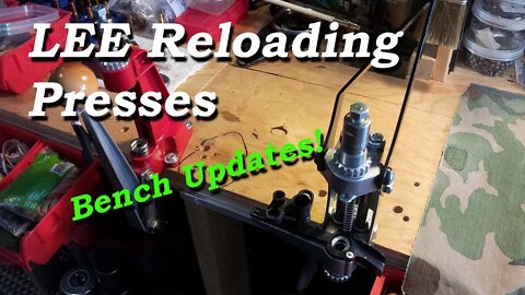 LEE Reloading Presses & Bench Update, Single Stage, Turret & APP