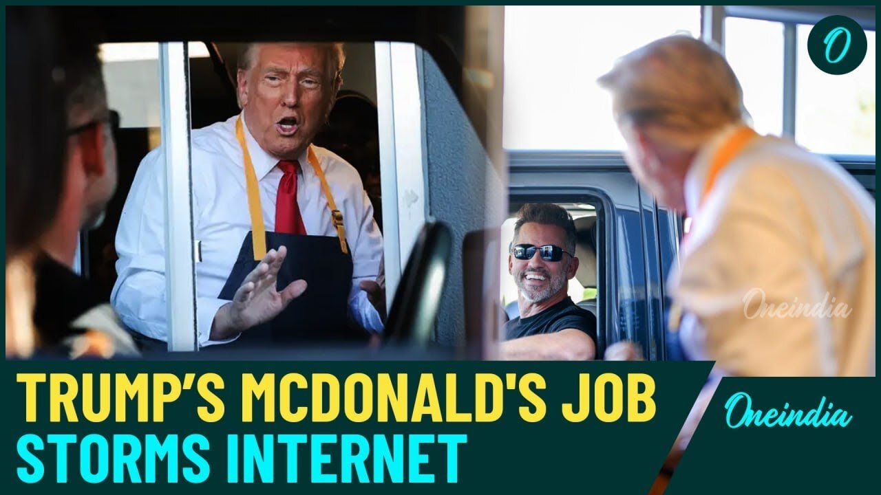 Full Video| Donald Trump Serves Philly McDonald’s Customers, Rebukes Kamala Harris’s Job Claims