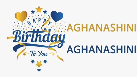 Happy Birthday to Aghanashini - Hindi Birthday Wish From Birthday Bash