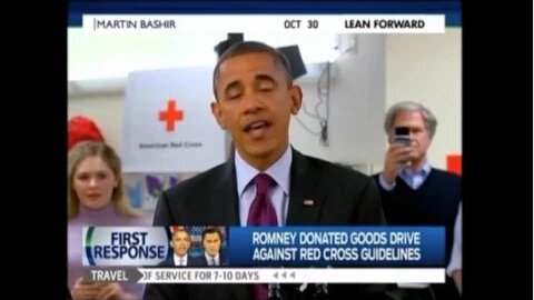 MSNBC Ridicules Romney for Collecting Food and Supplies for Sandy Victims