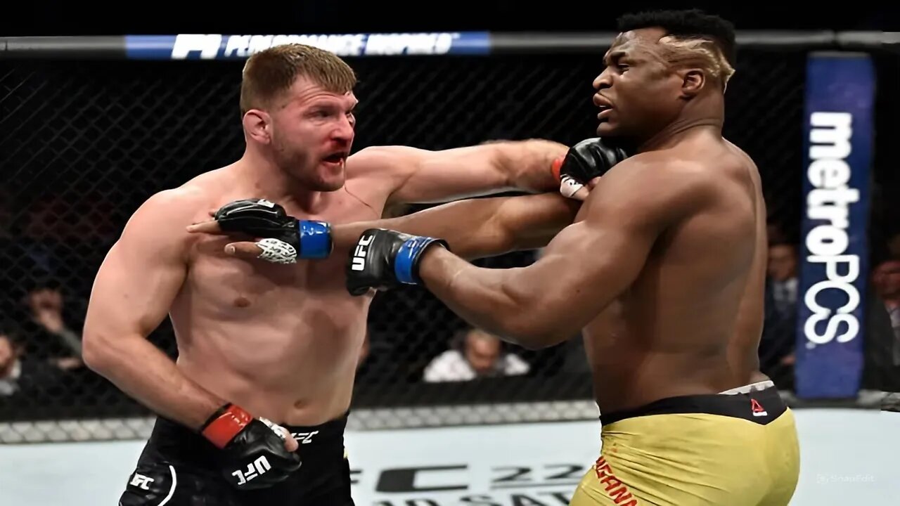 Stipe Miocic vs. Francis Ngannou 1 Full Fight - MMA Fighter