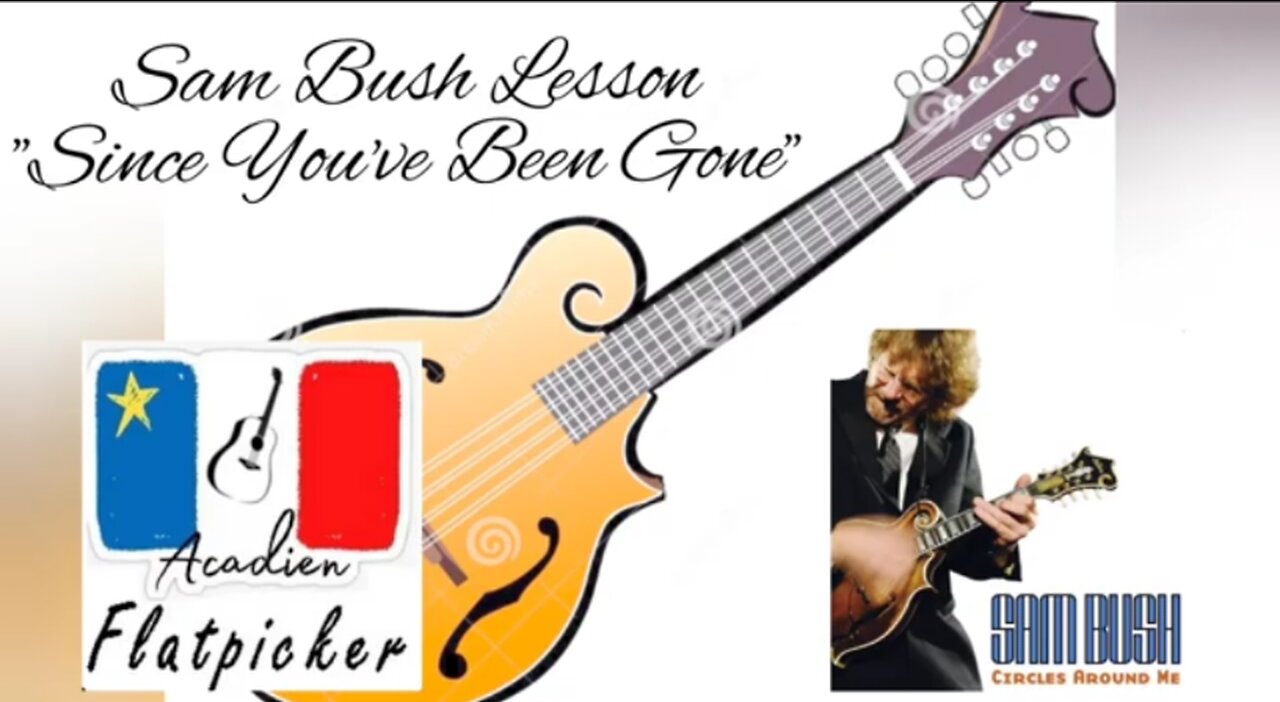 Mandolin Lesson - Sam Bush _You Left Me Alone