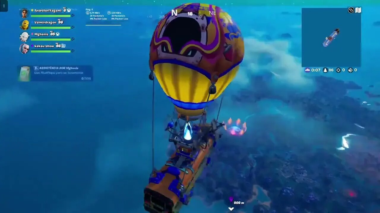 Jogando Fortnite via XCloud com Marcelão,Kakau e outros brothers XD