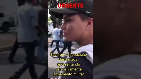 Seguranças armados de Lula intimidam opositores