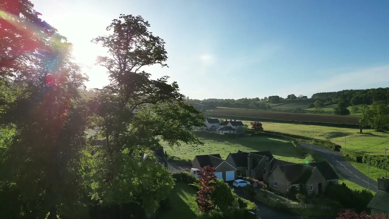 Sunday Morning in South Horrington Wells Somerset