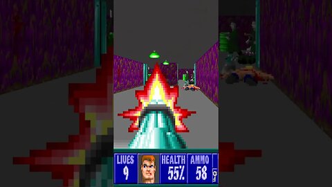 ⬇️ Ranking ⬆️ 🐺Wolfenstein 3D🐺 Maps E2M7 Infectious Iron #shorts