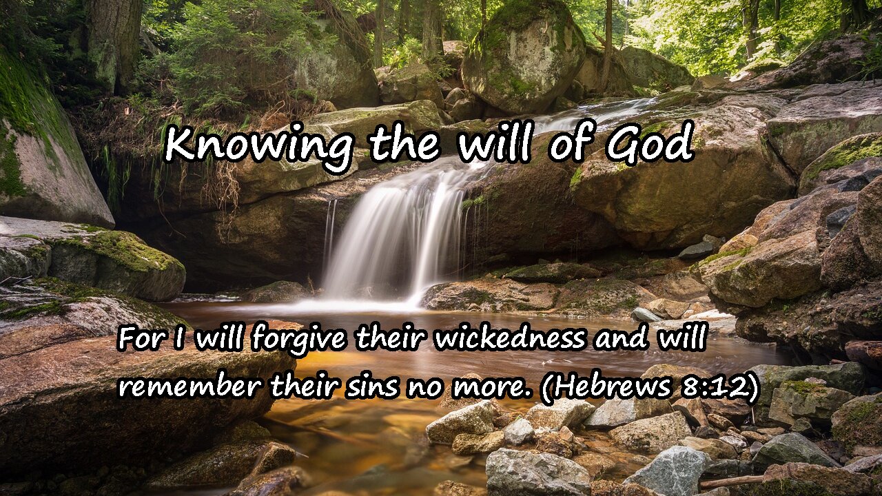 Knowing the will of God