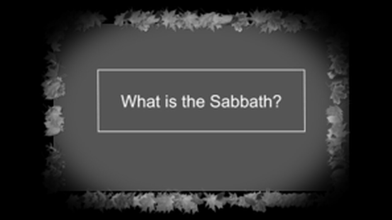 The 7th Day Sabbath: Just The Facts