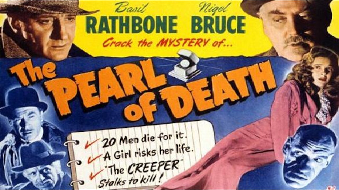 THE PEARL OF DEATH 1944 IN COLOR or B&W - Sherlock Holmes vs The Creeper TRAILER (Movie in HD)