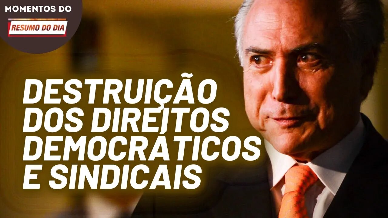 Michel Temer volta atrás e diz que não houve golpe | Momentos