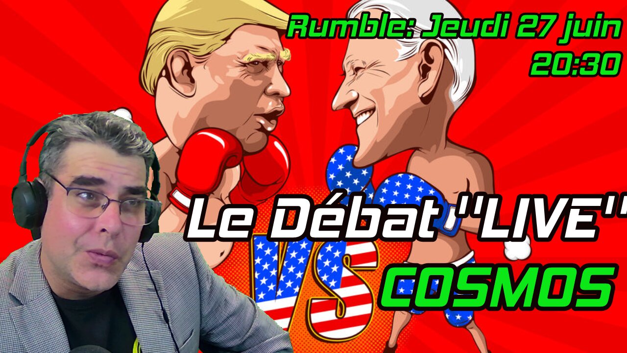 Le Débat Trump vs Biden traduction LIVE par Cosmos