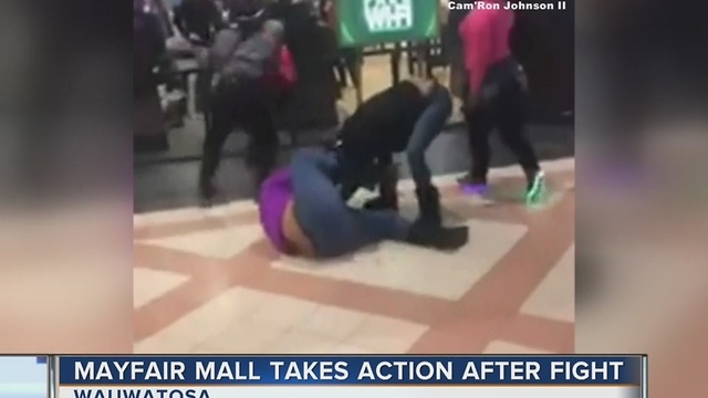 Mayfair Mall site of one of several mall fights in US Monday