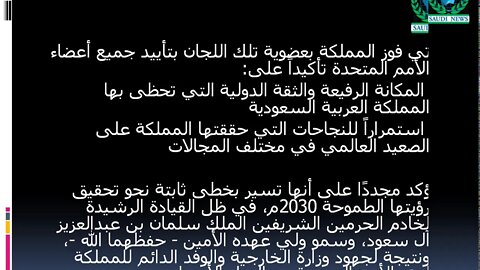 فوز السعودية بعضوية لجنتين من لجان المجلس الاقتصادي والاجتماعي للأمم المتحدة