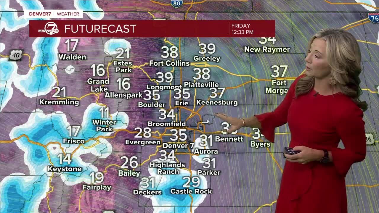 Snow finally hits the Denver metro area