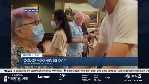 Colorado Gives Day 12.6.22 News Mention 8PM 5K Grant Winner Bessie's Hope