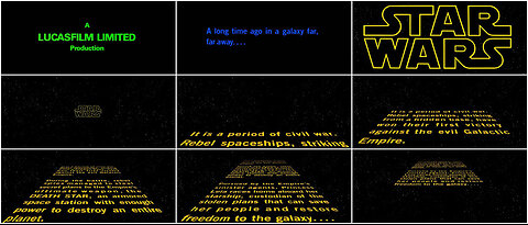 "STAR WARS" (25May1977) Orignal Premiere Version!!! Pre New Hope Version!!! 16mm Source Print!!!