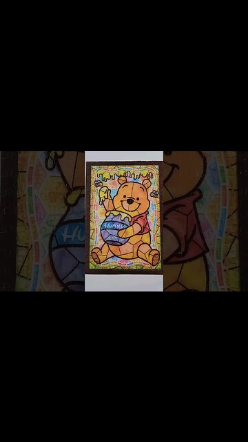 Winnie the Pooh is so cute! 🍯 #winniethepooh #honey #puzzle #shorts #puzzles