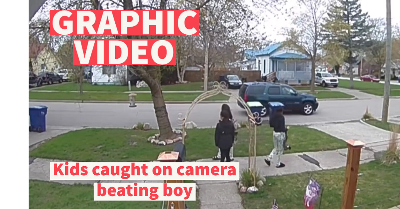 Girls caught on camera beating boy in Bay City, Michigan after mom says they stole his bike