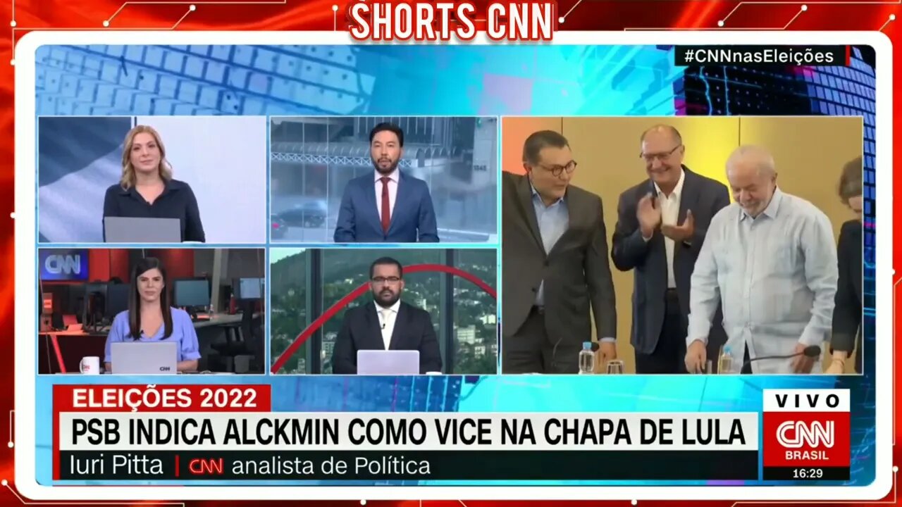 Análise: Iuri Pitta, Lula e Alckmin selam chapa para tentar bater Bolsonaro | @SHORTS CNN