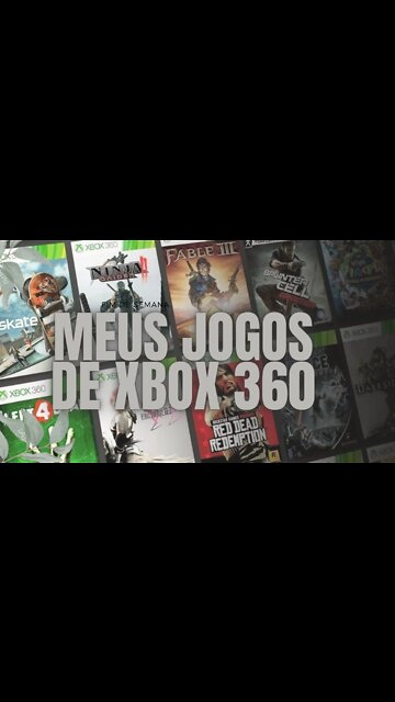 Xbox 360 meus jogos de mídia física parte 3 #shorts