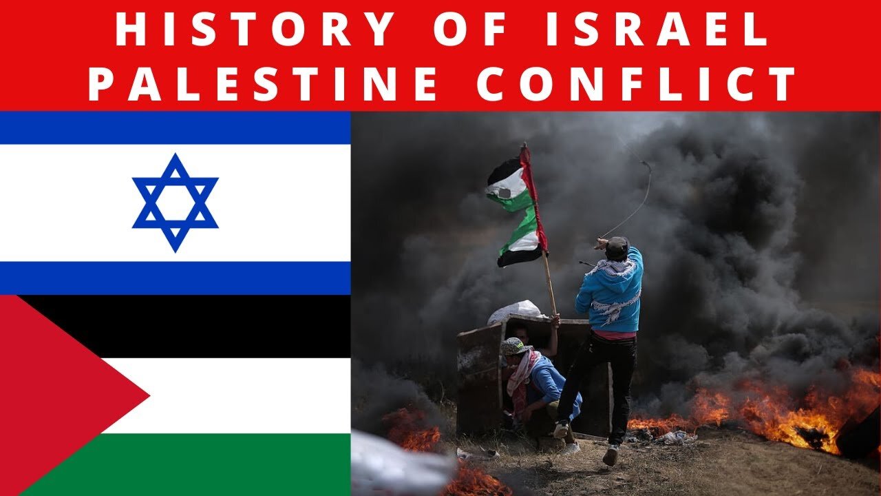 Israel Palestinian conflict history in urdu | israeli palestinian conflict explained animation