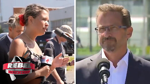 No tough questions from independent media | Alexa Lavoie with David Menzies