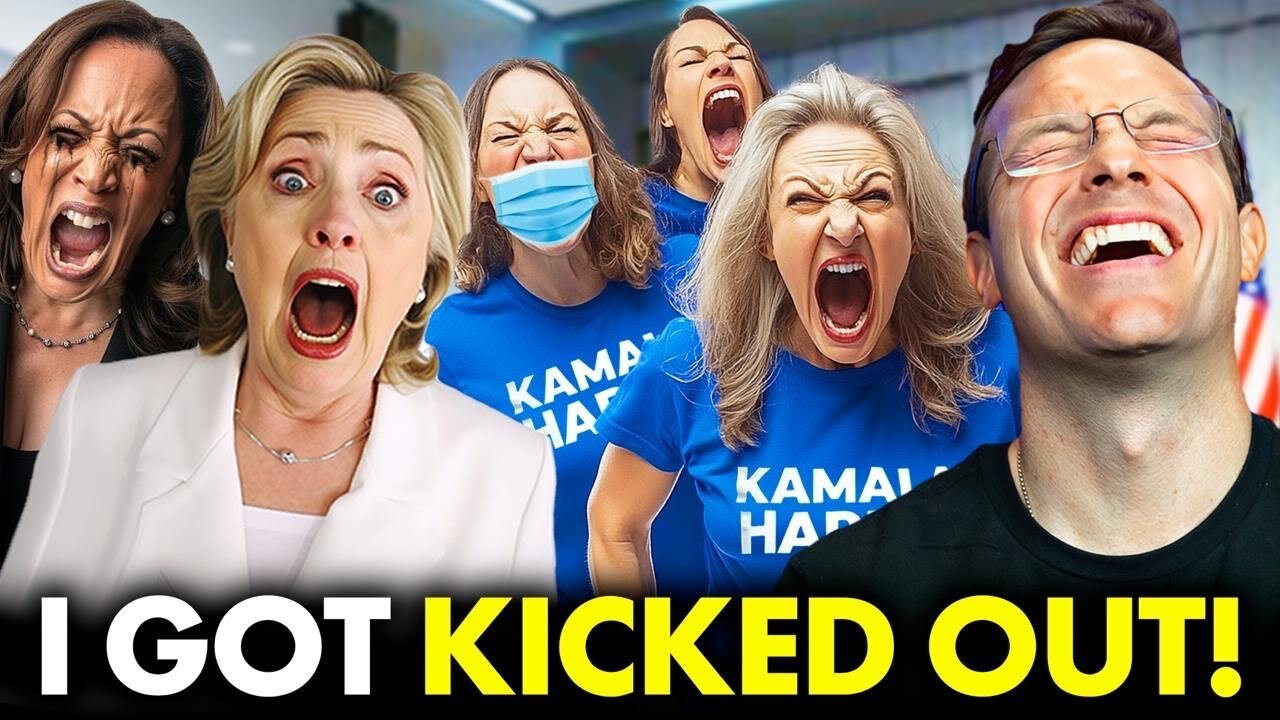 I Got Kicked OUT Of A Kamala ‘Rally!’ Campaign Called COPS On Me For EXPOSING Their EMPTY Event!