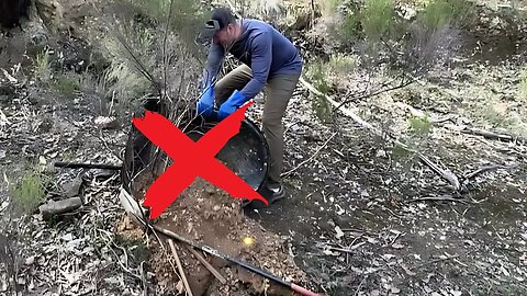 FAIL! Dumped wheelbarrow of dirt leads to GOLD discovery