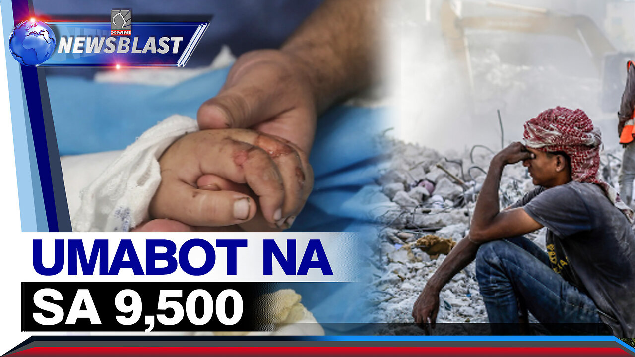 Bilang ng nasawi sa Hamas-Israel conflict, umabot na sa 9,500