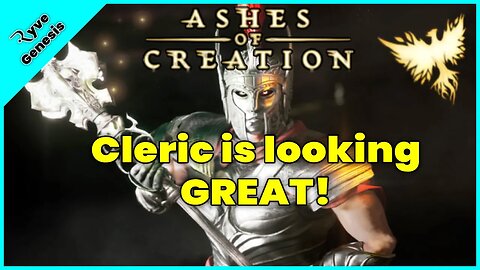 The Ashes of Creation Cleric looks GREAT!