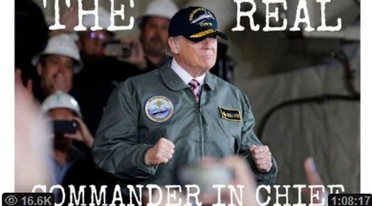 Trump Just Truthed He's ''The Real Commander-In-Chief'' POTUS 45, 46 & 47!