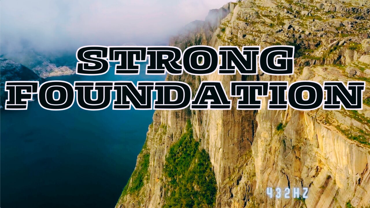 Strong Foundation • Luke 6:48 #Bible #jesuschrist #newyear #foundation #stone #rock #nature #brick