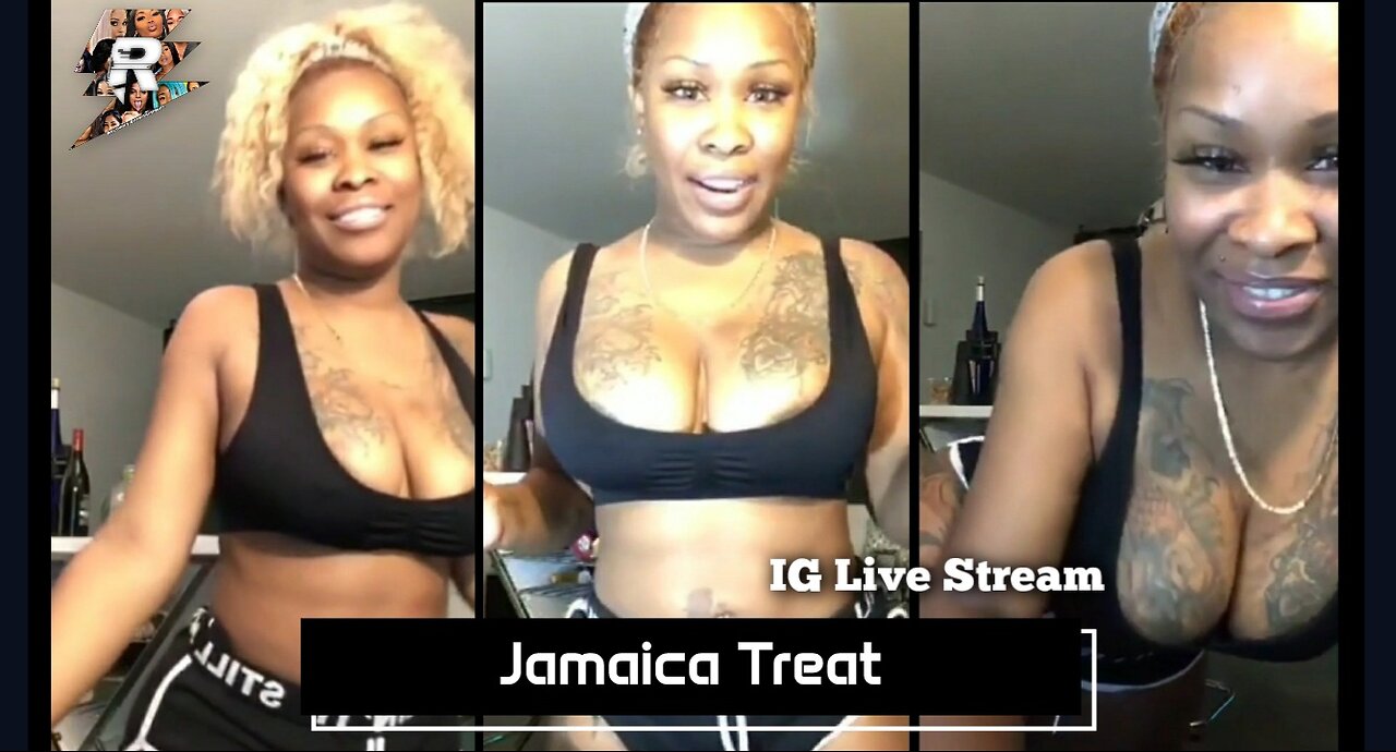 Jamaica Treat dancing in booty shorts