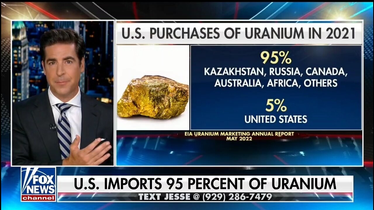 Watters: Follow The Money With Biden Blocking Uranium Mining